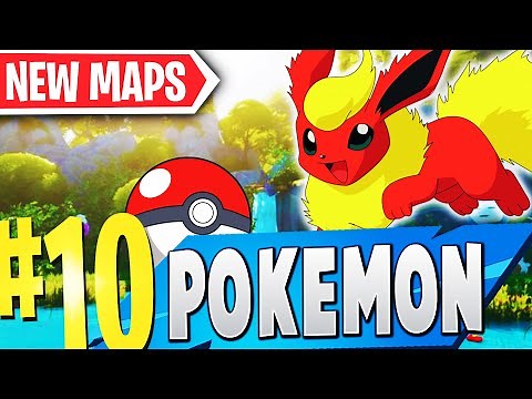TOP 10 Best POKEMON Creative Maps In Fortnite | Fortnite Pokemon Map CODES (VERY FUN)