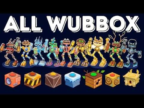 ALL WUBBOX – All Eggs, Islands, | Sounds & Animations | MSM!