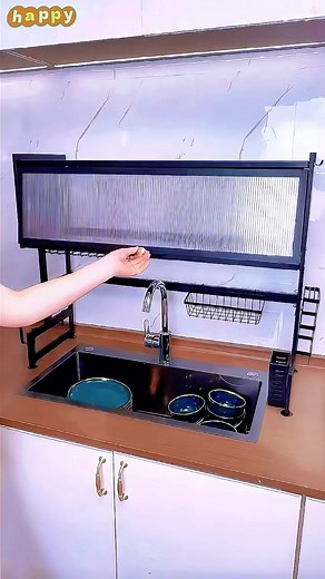 Kitchen Countertop Carbon Steel Rack Cabinet Storage