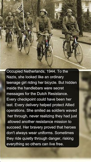 The Girl Who Fooled the Nazis with a Bicycle | Military History Talks