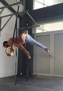 4.5K views · 329 reactions | Gymnastic rings training | Greek calisthenics movement | Facebook