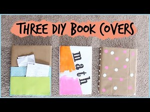 Three DIY Book Covers for Back to School | #DIYwithPXB