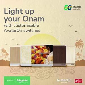 Choose from our range of AvatarOn switches to light up your home this festive season. Celebrate the festival of colors and prosperity with a touch of modern elegance. Shop here - http://spr.ly/6186PSbxG #SchneiderElectric #Onam #HomeDecor | Schneider Electric