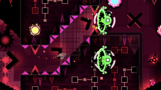 【几何冲刺】我从未觉得背板关如此好玩过--capastep by AAAAAlex（hard demon）