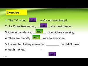 Year 3 Get Smart Plus - Module 9: Conjunctions - 'and' & 'but'