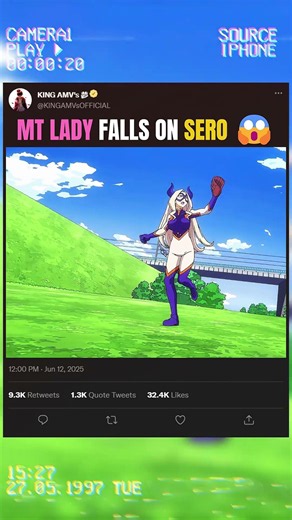 MT LADY FALLS ON SERO 😱 | #myheroacademia #edit #amv #anime