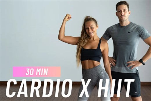 30 分钟 CARDIO HIIT 健身操 - 全身，无需器械，不重复