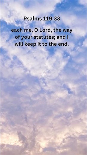 Jesus Saves | Psalms 119:33 Daily Bible Verse