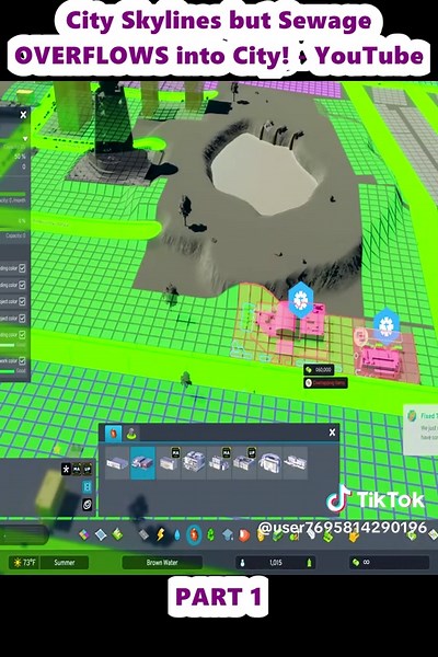 City Skylines but Sewage OVERFLOWS into City! - YouTube (1)