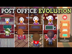 Evolution of the Post Office in Animal Crossing (2001 - 2021)