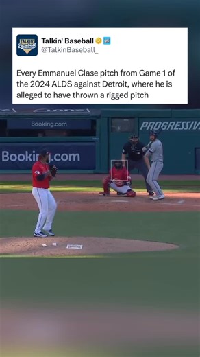 Joshua Shiffman | Here are all Emmanuel Clase's pitches from Game 1 of the 2024 ALDS against Detroit. He has been accused of throwing a rigged pitch in the... | Instagram