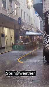 Melbourne Spring outdoor dining Bring gumboots it's raining | Melbourne Pixs