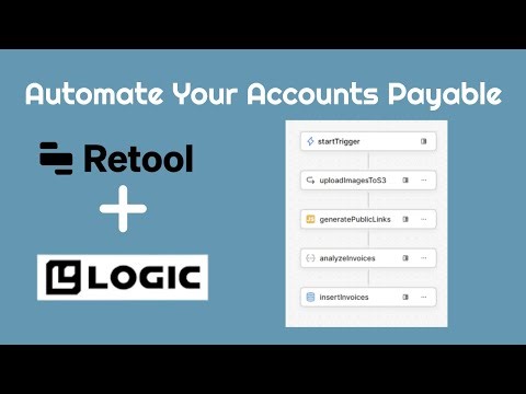 Automate Your Accounts Payable: AI Invoice OCR & Categorization with Retool + Logic.inc