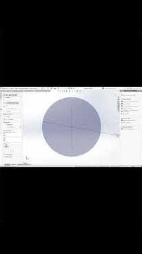 👉 Créer une sphère sur SolidWorks en 30 secondes 🔵 | Astuce CAO#shorts