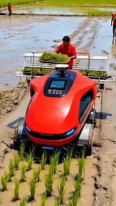 modern rice planting machine 🚜🌾 | X-Vans