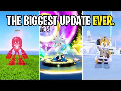 Super Silver Part 1 + World 16, BIGGEST UPDATE EVER! (Sonic Speed Simulator)