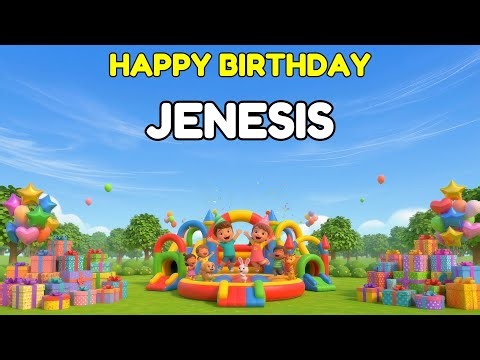JENESIS Happy Birthday Song 👑 Premium 3D Animation