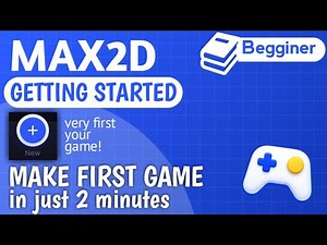 Max2D Getting Started: Make your first game in just 2minutes!