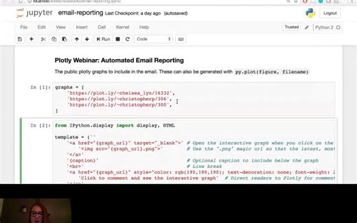使用Plotly的Python API自动电子邮件报告