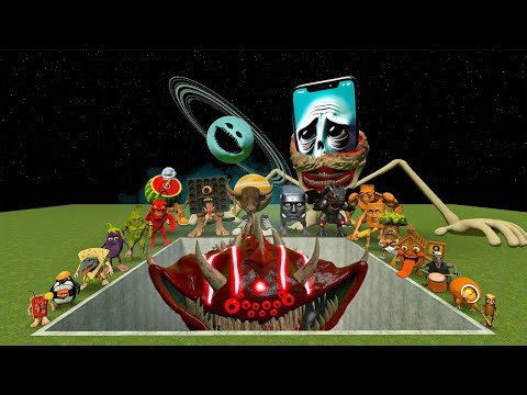 All New Italian AI Brainrot Memes vs Giant Pit with Sea Monters El Gran Maja Night! – Gmod