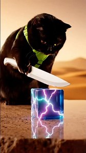 AI Cat vs Alien Orb – What Happens Next? 😱✨ ASMR Glow!