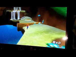 Super Mario Galaxy large black hole game over