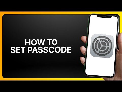 How To Set Passcode In iPhone Settings 2026! Tutorial