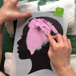 Using Spackle to Make an Abstract Dyptych | Consciously Creating