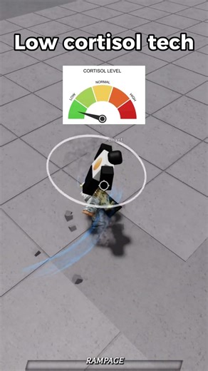 Low vs High Cortisol Tech... #tsb #roblox #thestrongestbattlegrounds #tsbg #tsbg