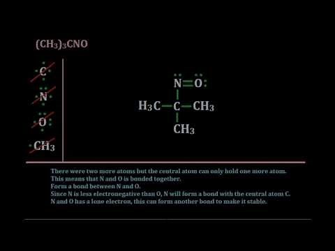 Lewis Structure of (CH3)3CNO