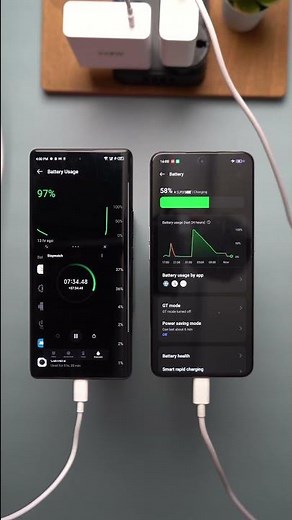 Infinix Zero Ultra versus Realme GT3 fast chargign test