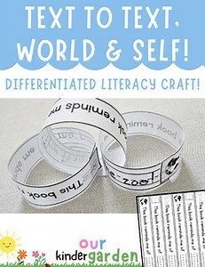 Text to Text, World & Self Connections! Chain Link Literacy Craft!