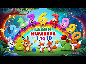 Numbers from 1 to 10 - Number Songs - Learning to Count the Numbers- Educational Video for kids