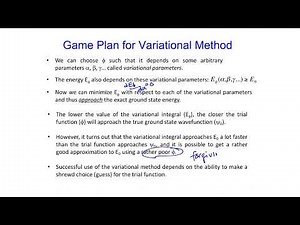 25 variational method