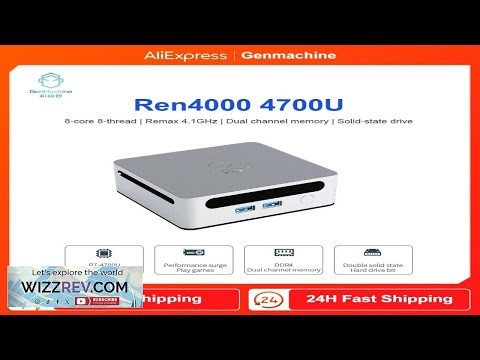 2025 GenMachine New Mini PC Ren4000 4700U AMD Ryzen7 4700U CPU 2.0GHz Review