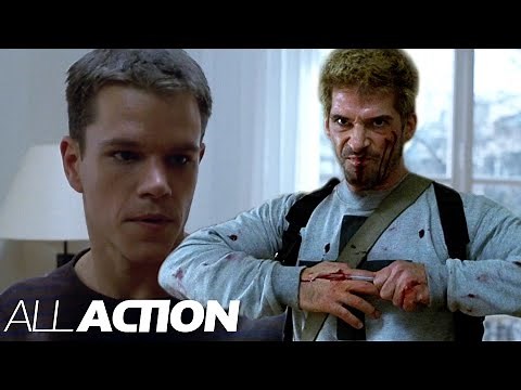Jason Bourne Uses a Pen as a Weapon | The Bourne Identity | All Action