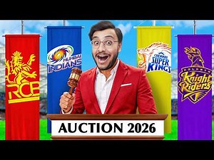 I DID THE MINI IPL PLAYER AUCTION 2026