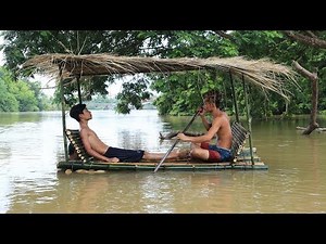 Build bamboo boat