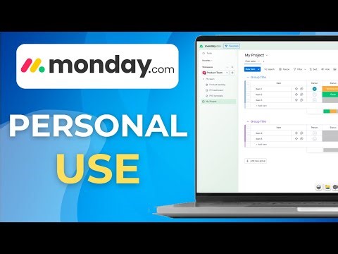 Monday.com Personal Use Tutorial How To Use Monday com For Just Yourself