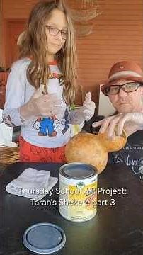 Thursday School Art Project: Taran's Shekere part 3