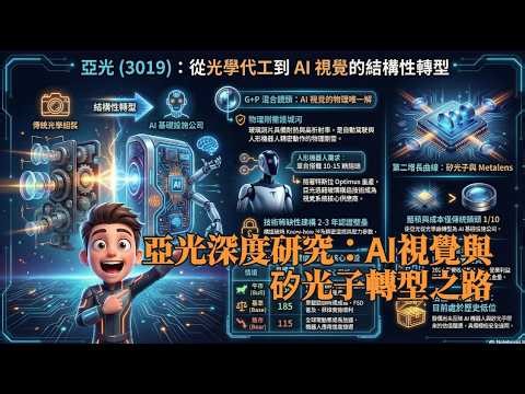 【退休存股族必看】主題-亞光深度研究：AI視覺與矽光子轉型之路