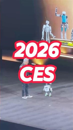 CES2026 NVIDIA Jensen Huang: Robot Enter ChatGPT Era #jensenhuang #chatgpt #airobot #nvidia #tesla