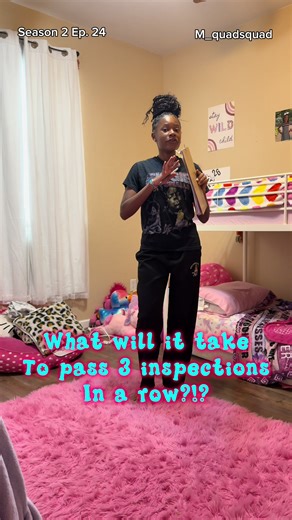 Girls Back on Track After Room Inspection