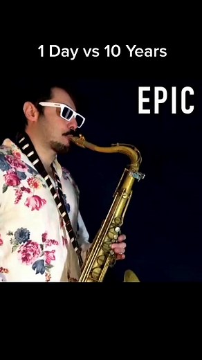 1 Day vs 10 Years: Saxophone Learning Journey