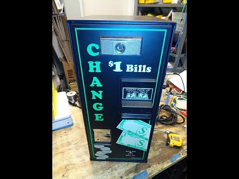 American Changer AC-400 Change Machine Operation Video