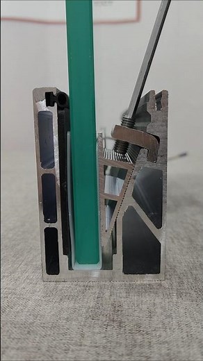 BaBalcony glass railing, easy to assemble - no welding or gluing required! #qiangning