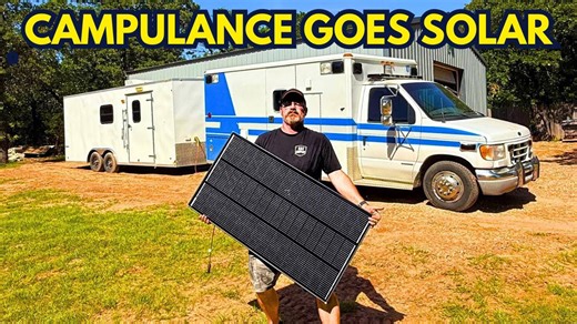 Solar-Powered Camper Conversion Using Renogy ShadowFlux Panels
