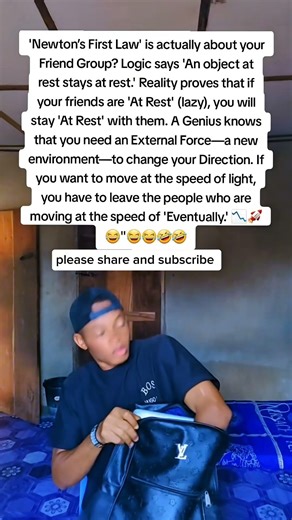 Science vs life lessons #relatable #discovery #viralvideo #newtonslaw