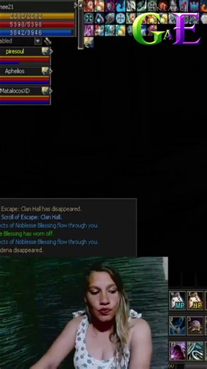 Descubre la Interfaz Misteriosa de Lineage II: ¡Un Viaje Visual Sorprendente! #shorts