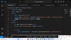 Javascript Web Share API Example to Show Popup Dialog to Share Website URL to Social Media